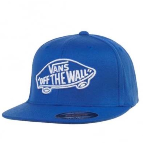 Blue flat brim hat Clearance
